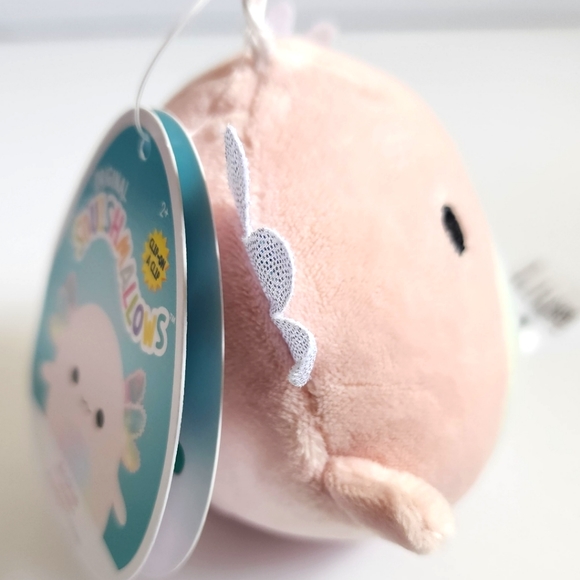 ARCHIE 🦎 HTF Rainbow Axolotl Clip Original Squishmallows by Kelly Toy Clip - Picture 7 of 8